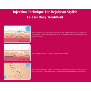 REJUBEAU STYLISH LE CIEL ROSY Poly L-Lactic Acid Injectable PLLA Derma Filler REJUBEAU STYLISH LE CIEL ROSY Poly L-Lactic Acid Injectable PLLA Derma Filler
